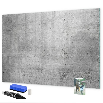 Magnetic dry erase board A modern board for hanging photos