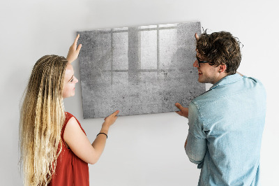 Magnetic dry erase board A modern board for hanging photos