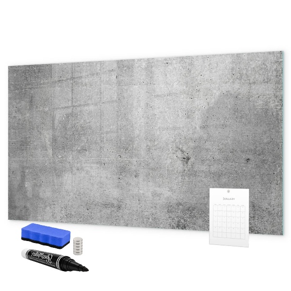 Magnetic dry erase board A modern board for hanging photos