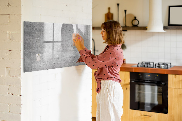 Magnetic dry erase board A modern board for hanging photos