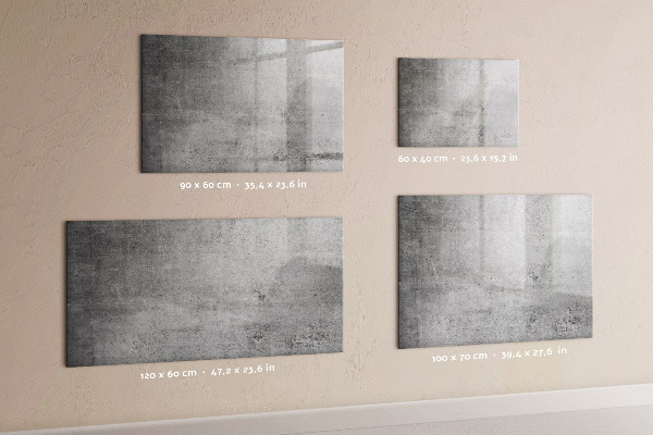 Magnetic dry erase board A modern board for hanging photos