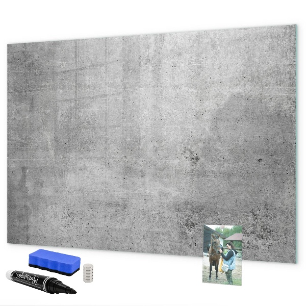 Magnetic dry erase board A modern board for hanging photos