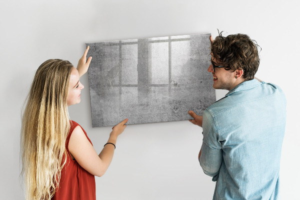 Magnetic dry erase board A modern board for hanging photos