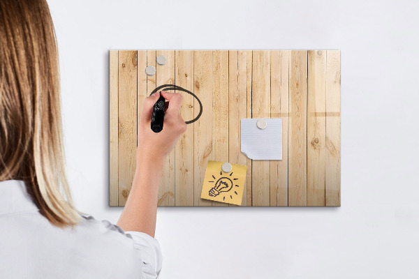 Dry erase board magnetic Board for photos and notes