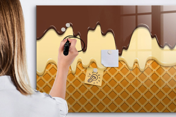 Magnetic dry erase board Sweet moments on the ice board