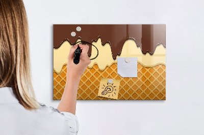 Magnetic dry erase board Sweet moments on the ice board