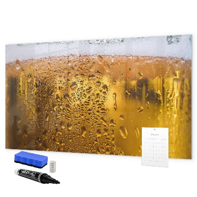 Dry erase board magnetic A cold beer with personal memories