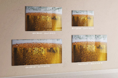 Dry erase board magnetic A cold beer with personal memories