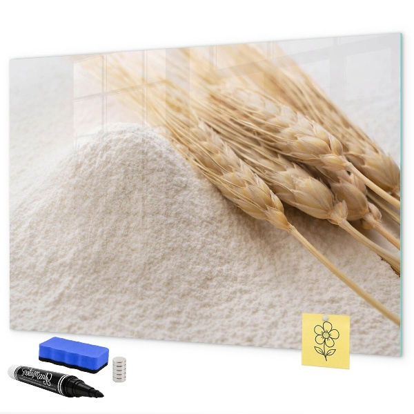 Magnetic dry erase board Magnetic board for photos and notes