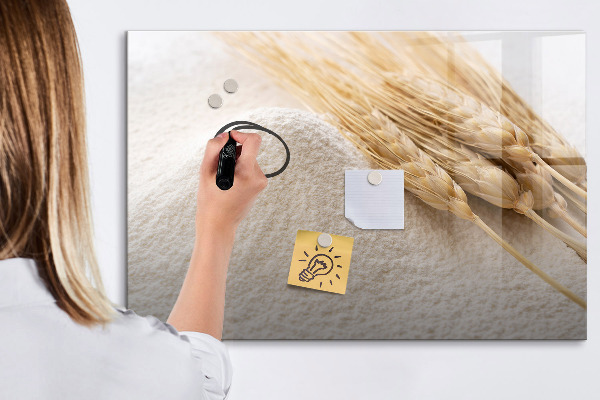 Magnetic dry erase board Magnetic board for photos and notes