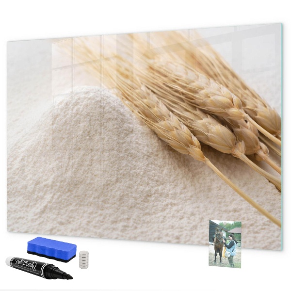 Magnetic dry erase board Magnetic board for photos and notes