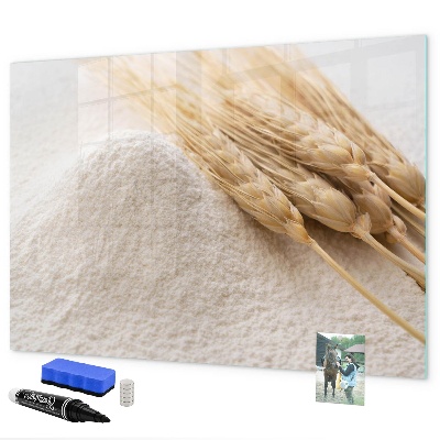 Magnetic dry erase board Magnetic board for photos and notes