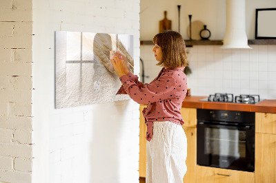 Magnetic dry erase board Magnetic board for photos and notes