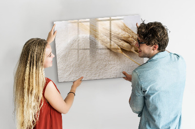 Magnetic dry erase board Magnetic board for photos and notes
