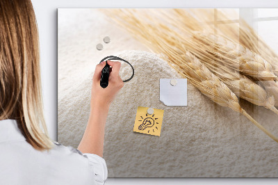 Magnetic dry erase board Magnetic board for photos and notes