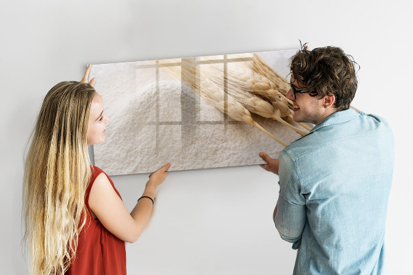 Magnetic dry erase board Magnetic board for photos and notes