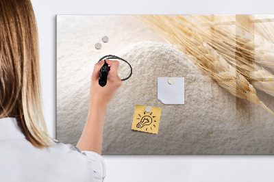 Magnetic dry erase board Magnetic board for photos and notes