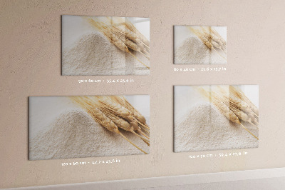 Magnetic dry erase board Magnetic board for photos and notes
