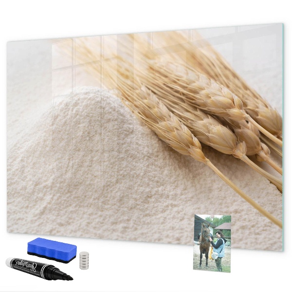 Magnetic dry erase board Magnetic board for photos and notes