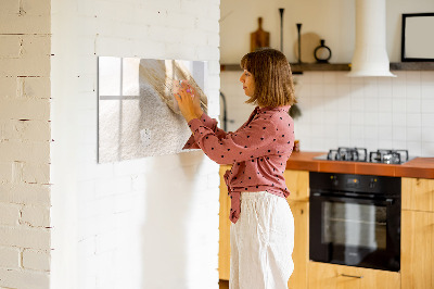 Magnetic dry erase board Magnetic board for photos and notes