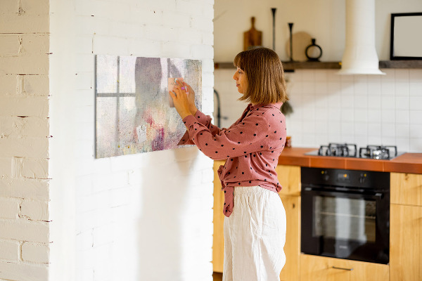 Dry erase board magnetic A creative space for presenting photos