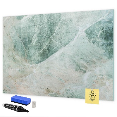 Magnetic dry erase board Modern board for notes and photos