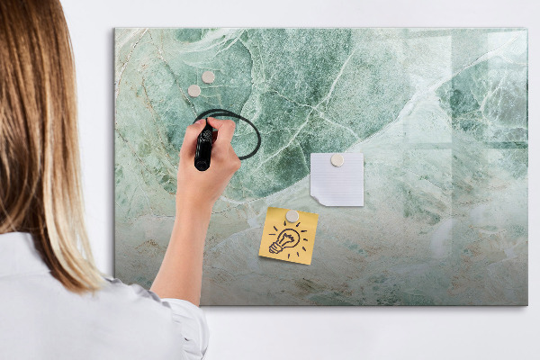 Magnetic dry erase board Modern board for notes and photos