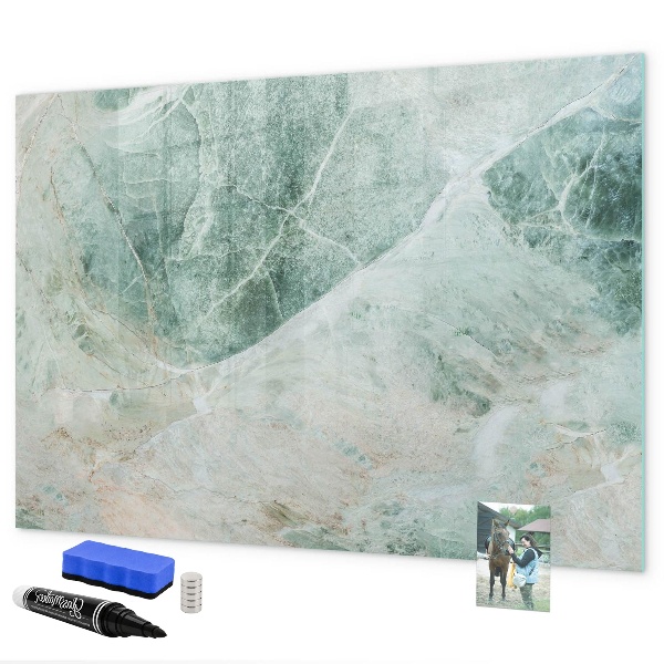 Magnetic dry erase board Modern board for notes and photos