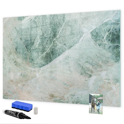 Magnetic dry erase board Modern board for notes and photos