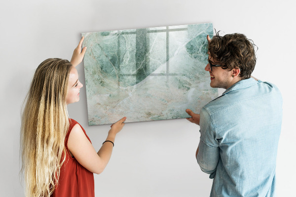 Magnetic dry erase board Modern board for notes and photos