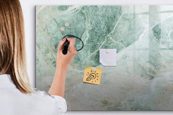 Magnetic dry erase board Modern board for notes and photos