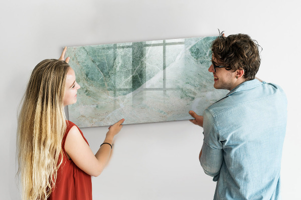 Magnetic dry erase board Modern board for notes and photos