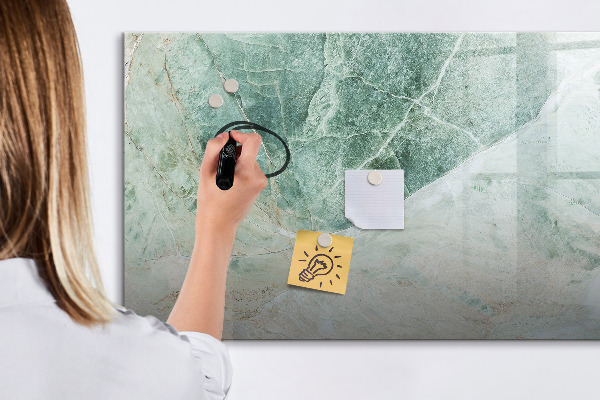 Magnetic dry erase board Modern board for notes and photos
