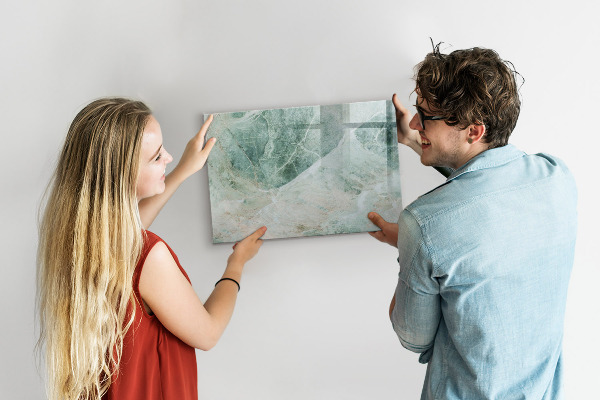 Magnetic dry erase board Modern board for notes and photos