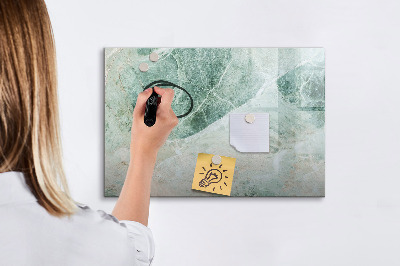 Magnetic dry erase board Modern board for notes and photos