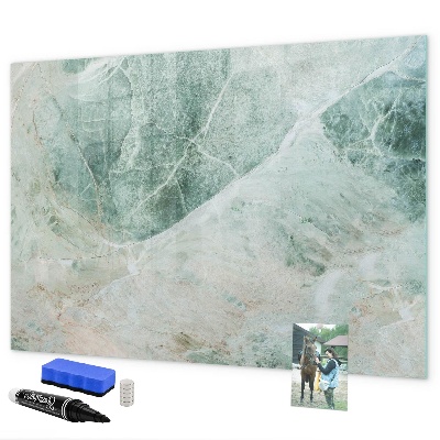 Magnetic dry erase board Modern board for notes and photos