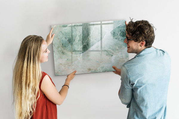 Magnetic dry erase board Modern board for notes and photos