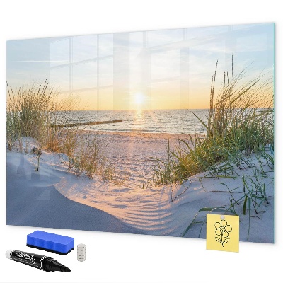 Dry erase board magnetic Beach and memories in photos
