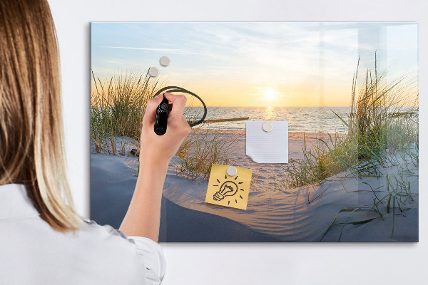Dry erase board magnetic Beach and memories in photos
