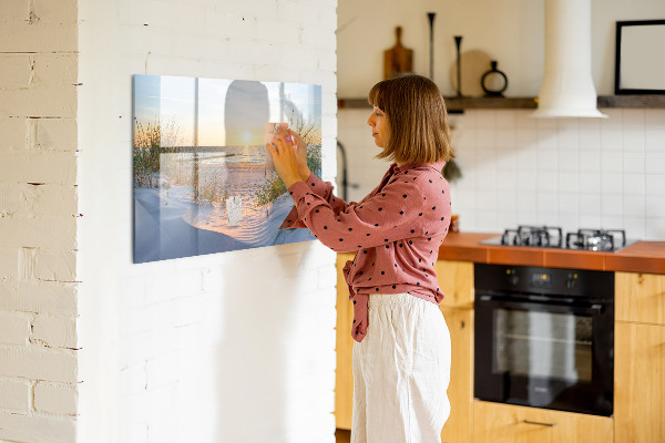 Dry erase board magnetic Beach and memories in photos