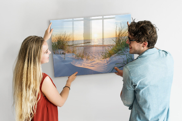 Dry erase board magnetic Beach and memories in photos