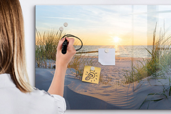 Dry erase board magnetic Beach and memories in photos