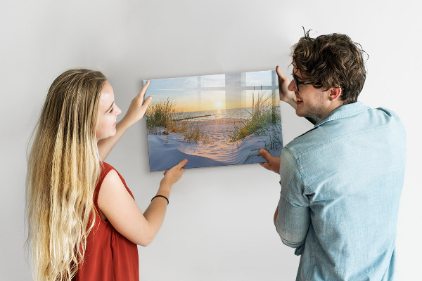 Dry erase board magnetic Beach and memories in photos