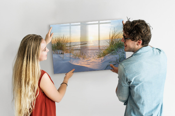 Dry erase board magnetic Beach and memories in photos
