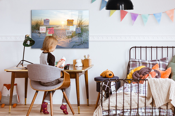 Dry erase board magnetic Beach and memories in photos