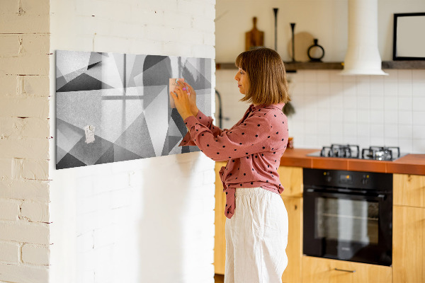 Magnetic dry erase board Modern board for notes and photos
