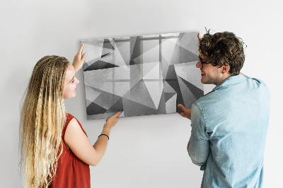 Magnetic dry erase board Modern board for notes and photos