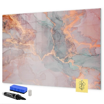 Dry erase board magnetic An elegant board for notes and photos