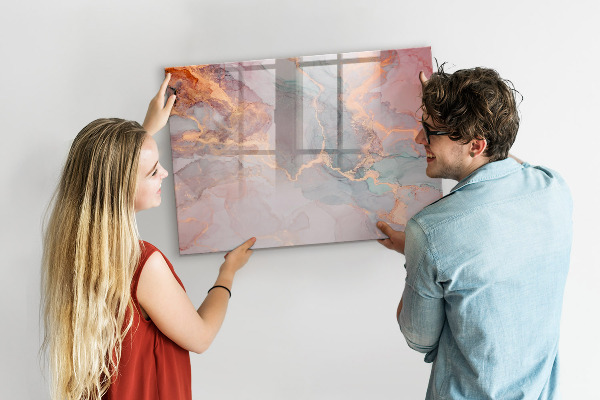 Dry erase board magnetic An elegant board for notes and photos