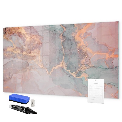 Dry erase board magnetic An elegant board for notes and photos